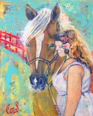 Girl and Horse
